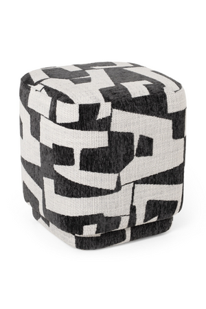   Patterned Fabric Ottoman | Oroa.com
