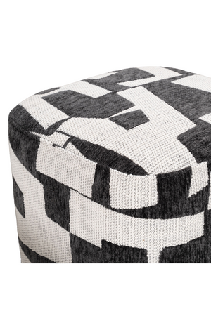   Patterned Fabric Ottoman | Oroa.com