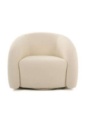   White Boucle Accent Chair | Oroa.com