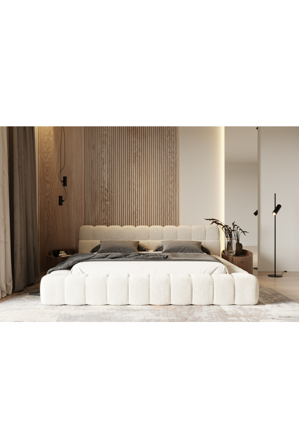   Tufted Queen Bed | Oroa.com