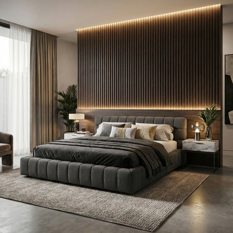   Tufted Queen Bed | Oroa.com