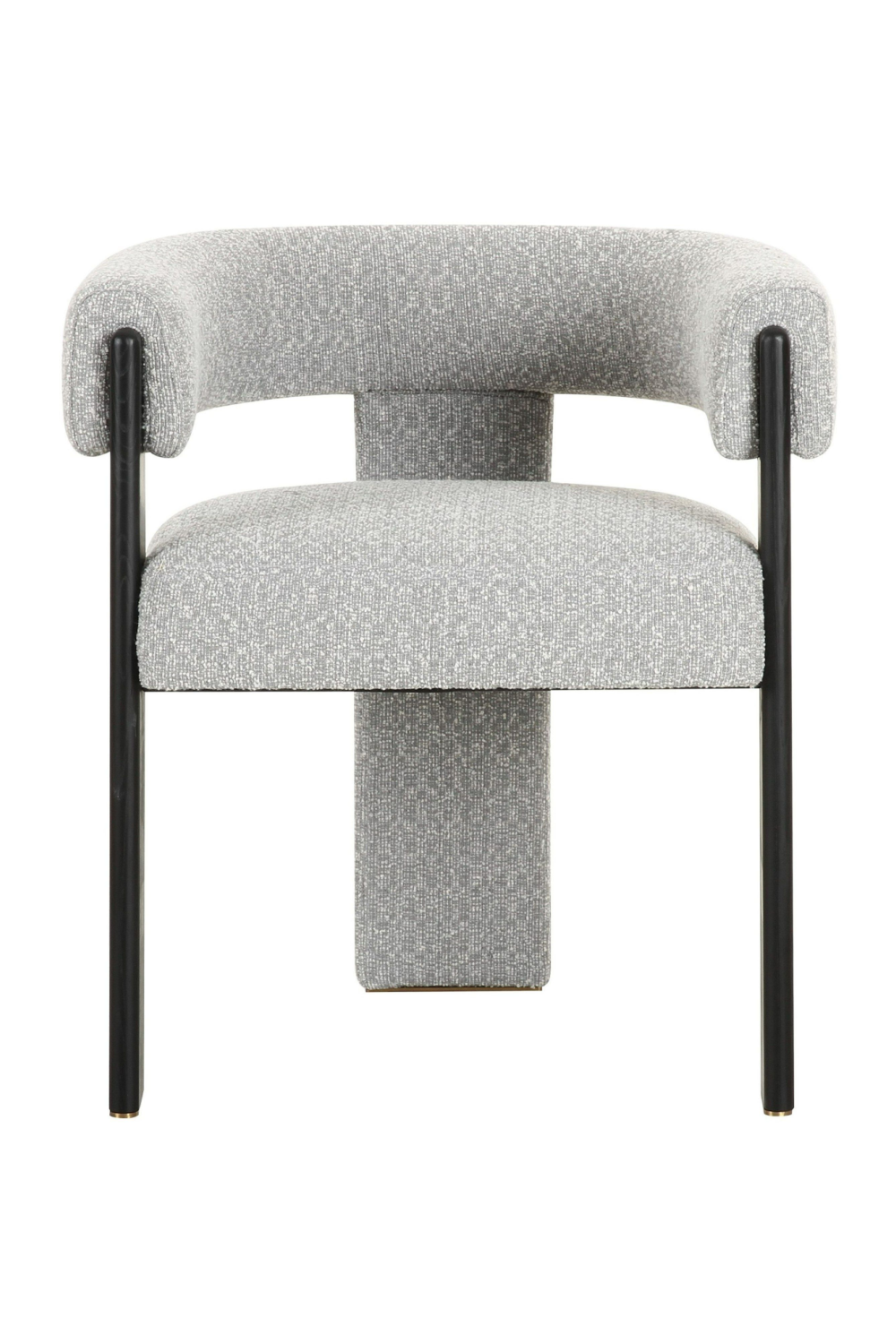   Gray Curved Dining Chair | Oroa.com