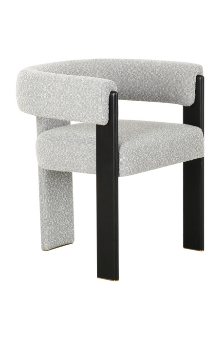   Gray Curved Dining Chair | Oroa.com