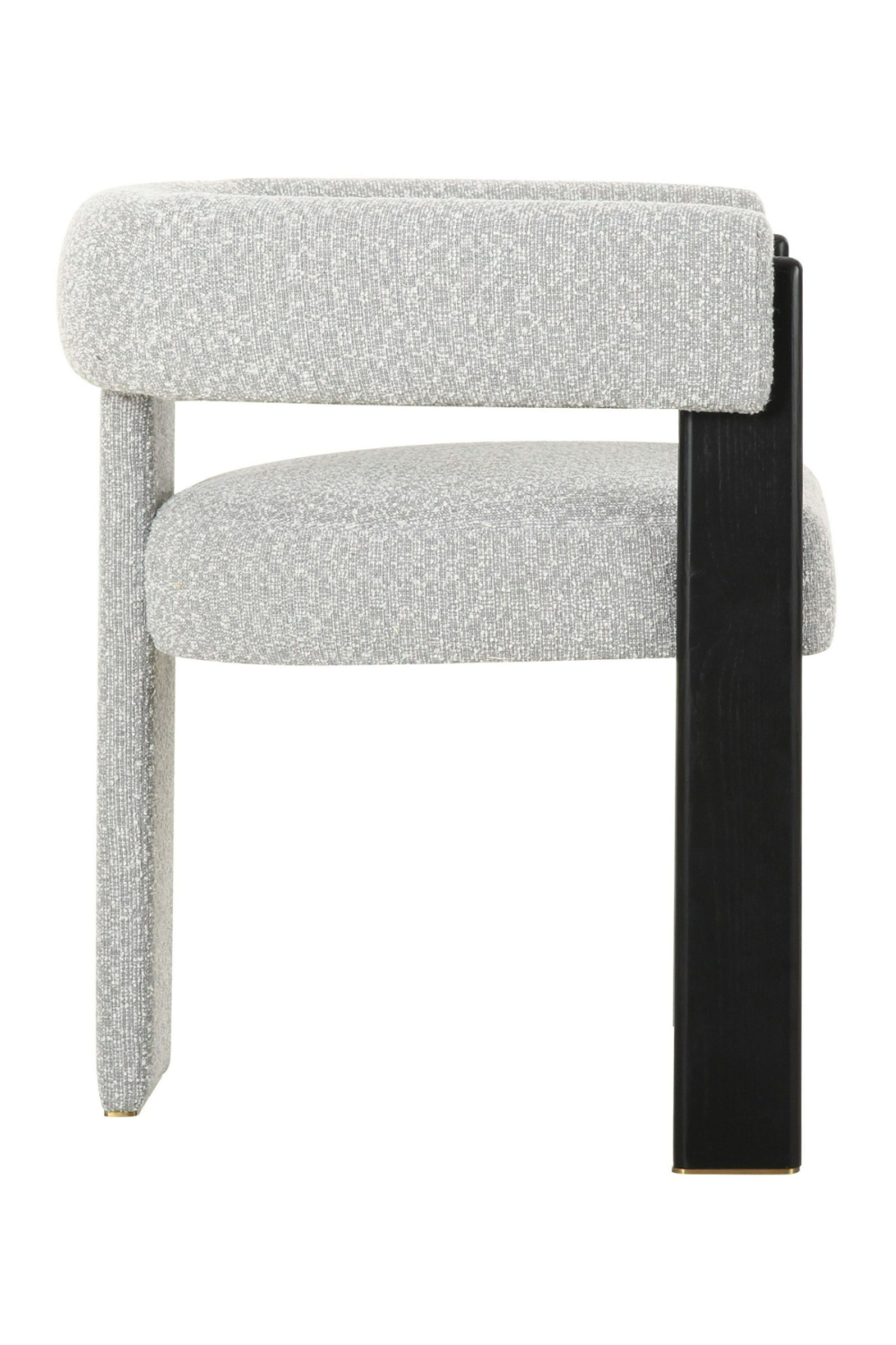   Gray Curved Dining Chair | Oroa.com
