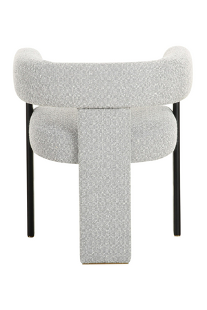   Gray Curved Dining Chair | Oroa.com