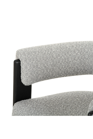   Gray Curved Dining Chair | Oroa.com