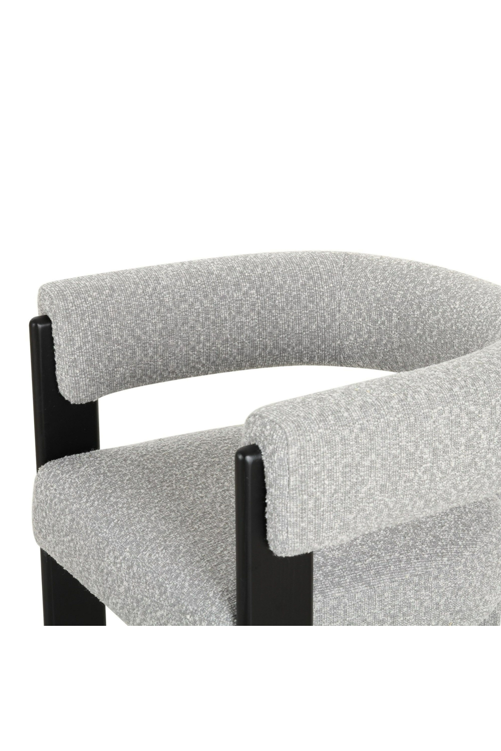   Gray Curved Dining Chair | Oroa.com