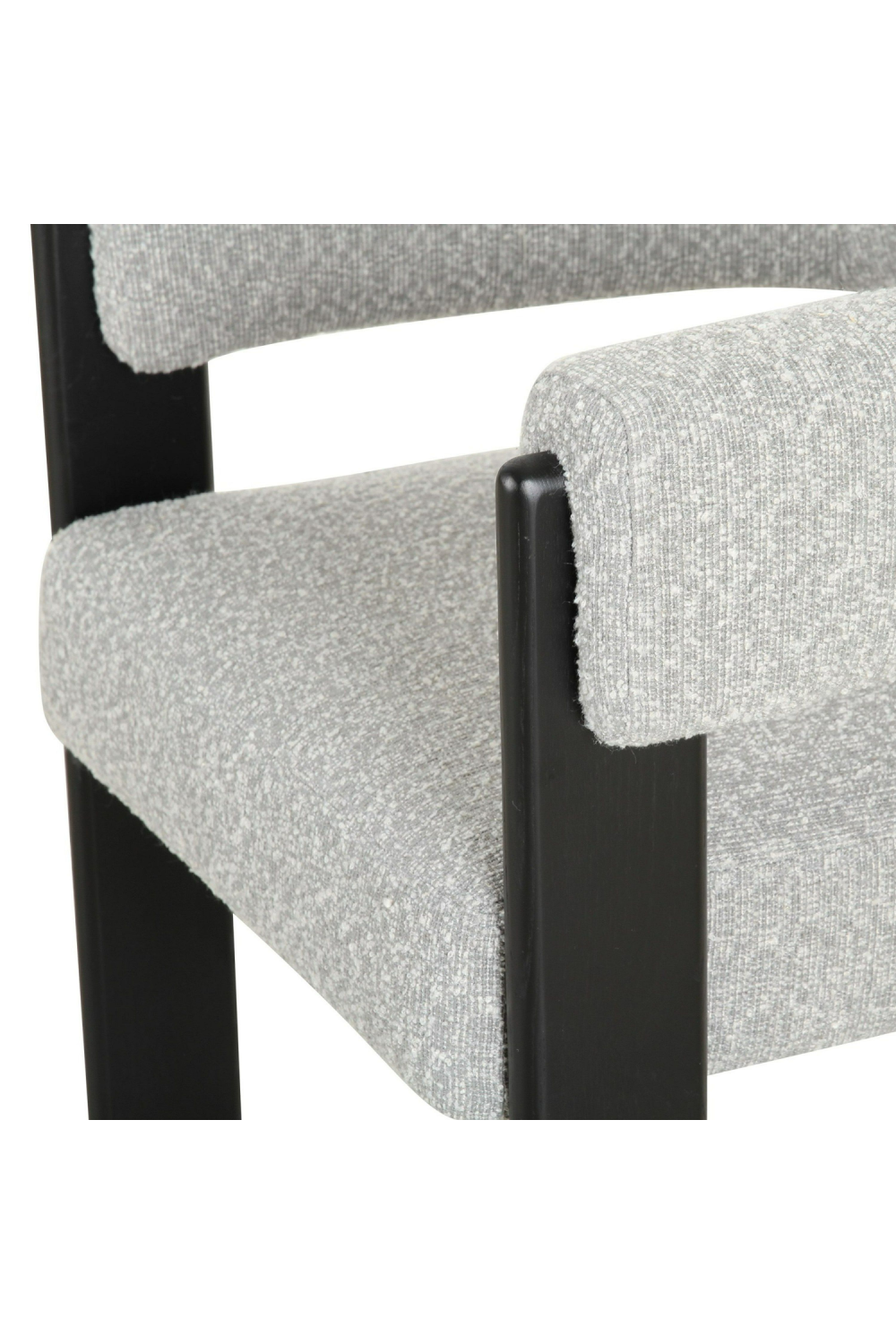   Gray Curved Dining Chair | Oroa.com