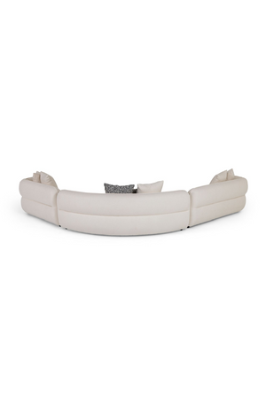   White L-Shaped Sectional Sofa | Oroa.com