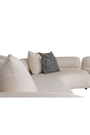   White L-Shaped Sectional Sofa | Oroa.com