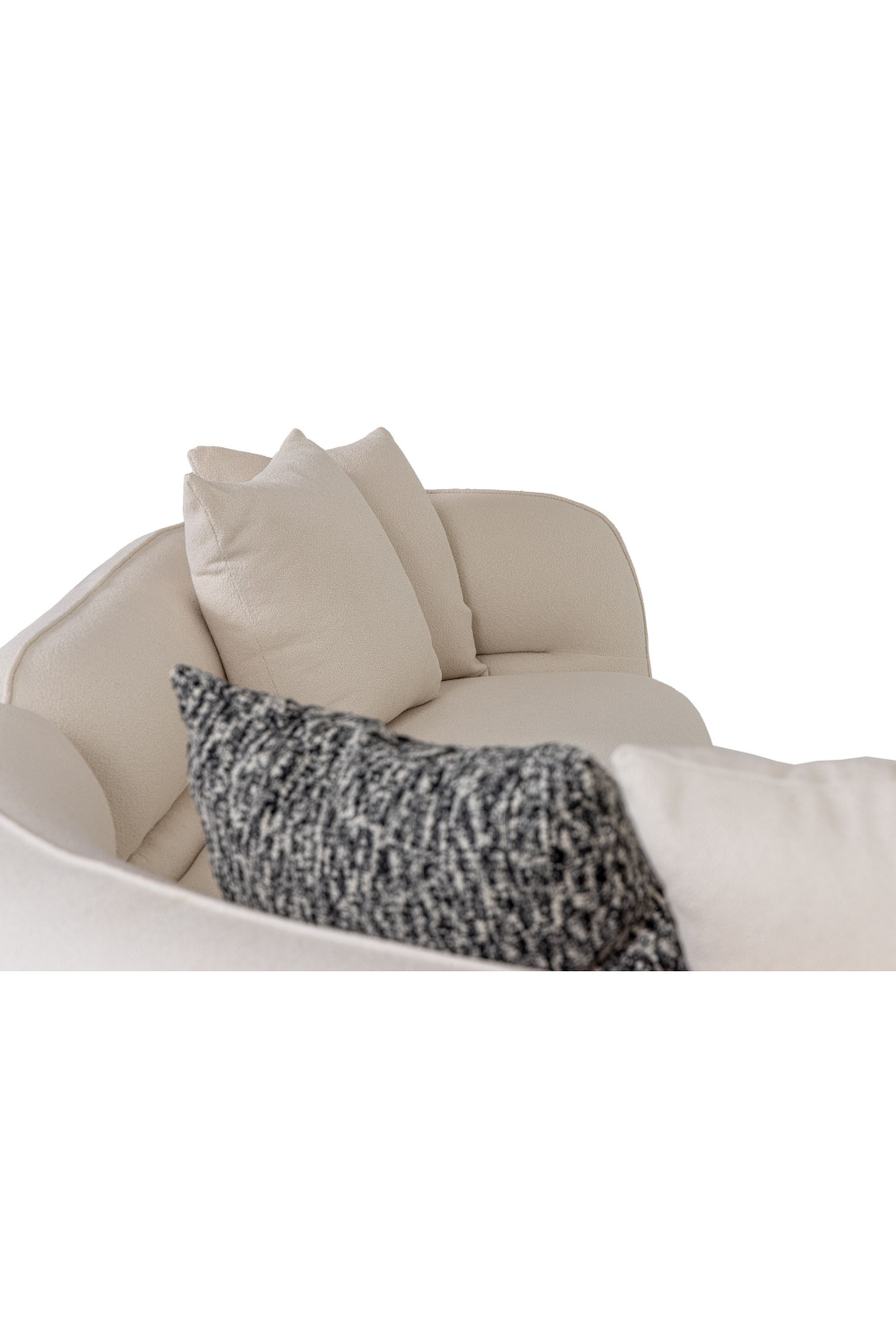   White L-Shaped Sectional Sofa | Oroa.com