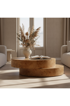   Burl Wood Coffee Table | Oroa.com
