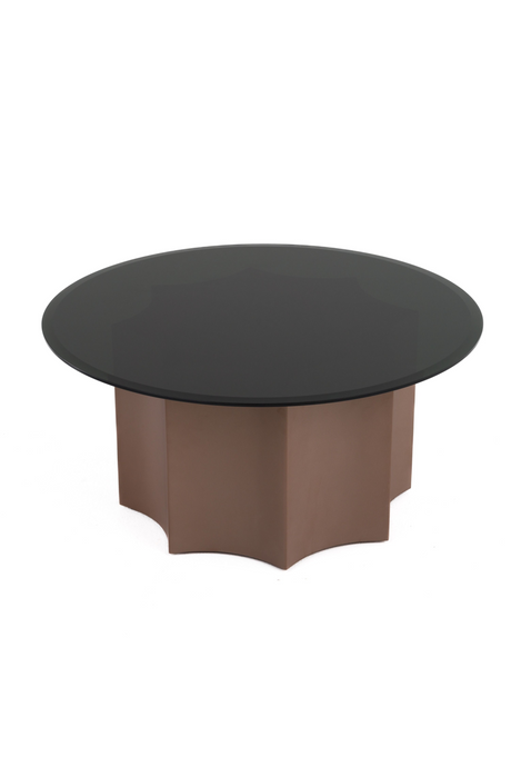   Black Mirror Round Coffee Table | Oroa.com