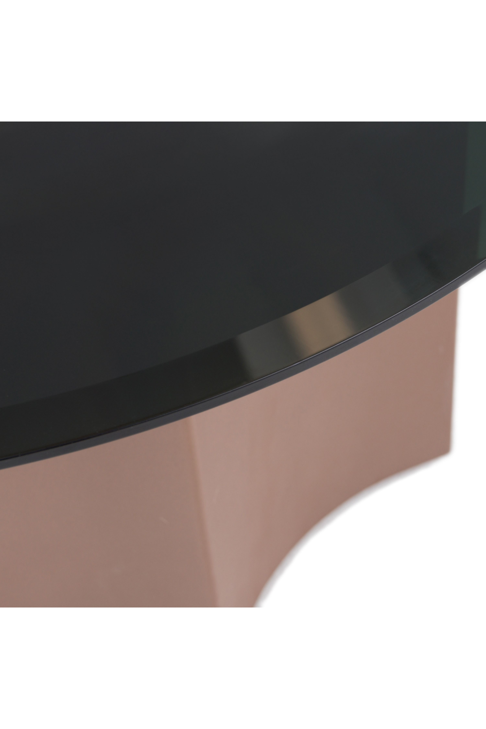   Black Mirror Round Coffee Table | Oroa.com