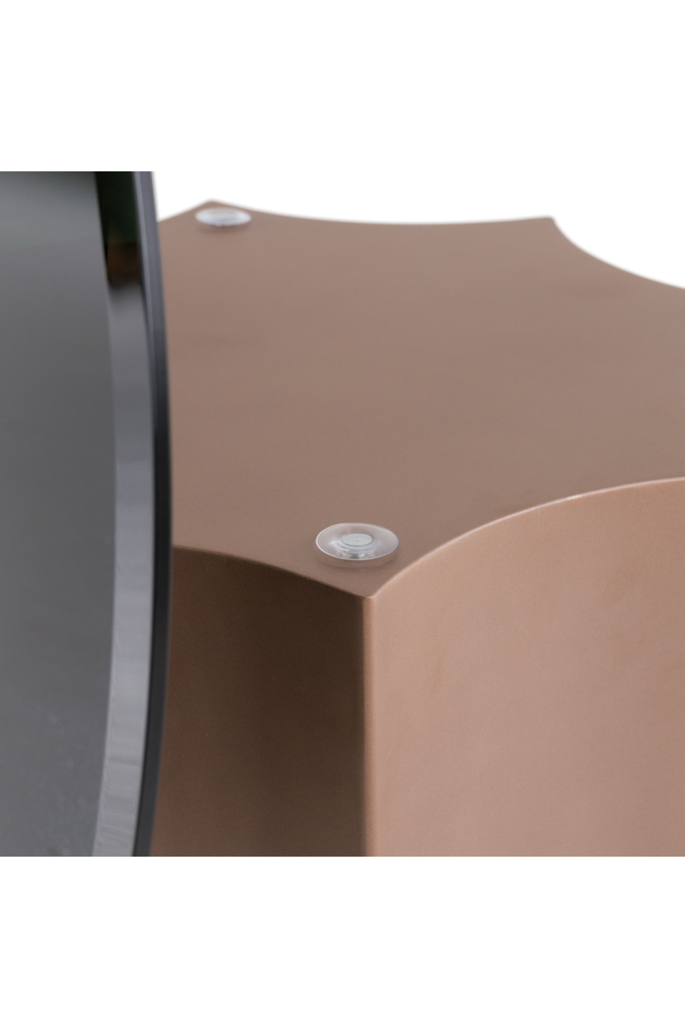   Black Mirror Round Coffee Table | Oroa.com