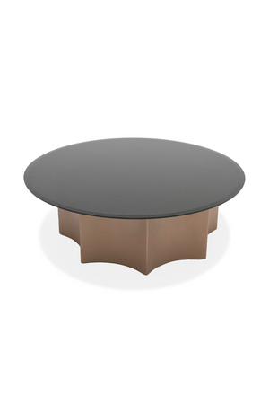   Black Glass Nesting Coffee Tables (2) | Oroa.com
