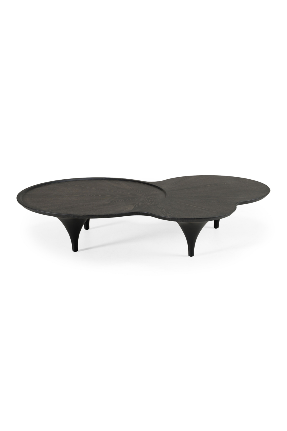   Free-Form Black Ash Coffee Table | Oroa.com