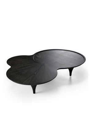   Free-Form Black Ash Coffee Table | Oroa.com