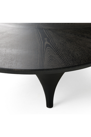   Free-Form Black Ash Coffee Table | Oroa.com
