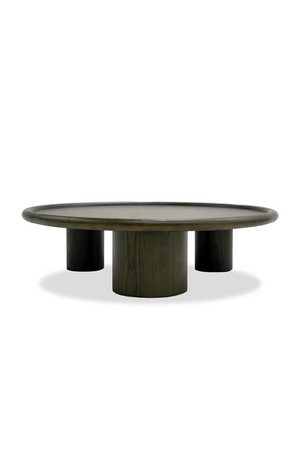   Brown Ash Round Nesting Tables (2) | Oroa.com