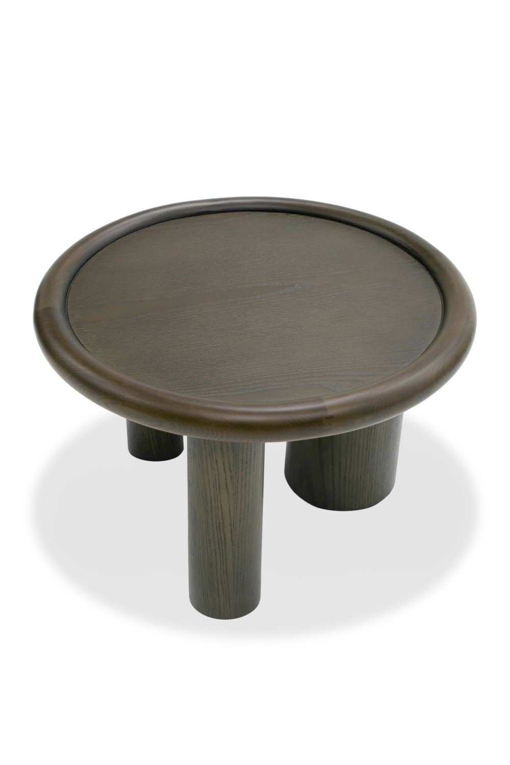   Brown Ash Round Nesting Tables (2) | Oroa.com