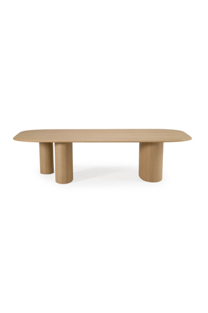   Ash Veneer Oval Dining Table | Oroa.com