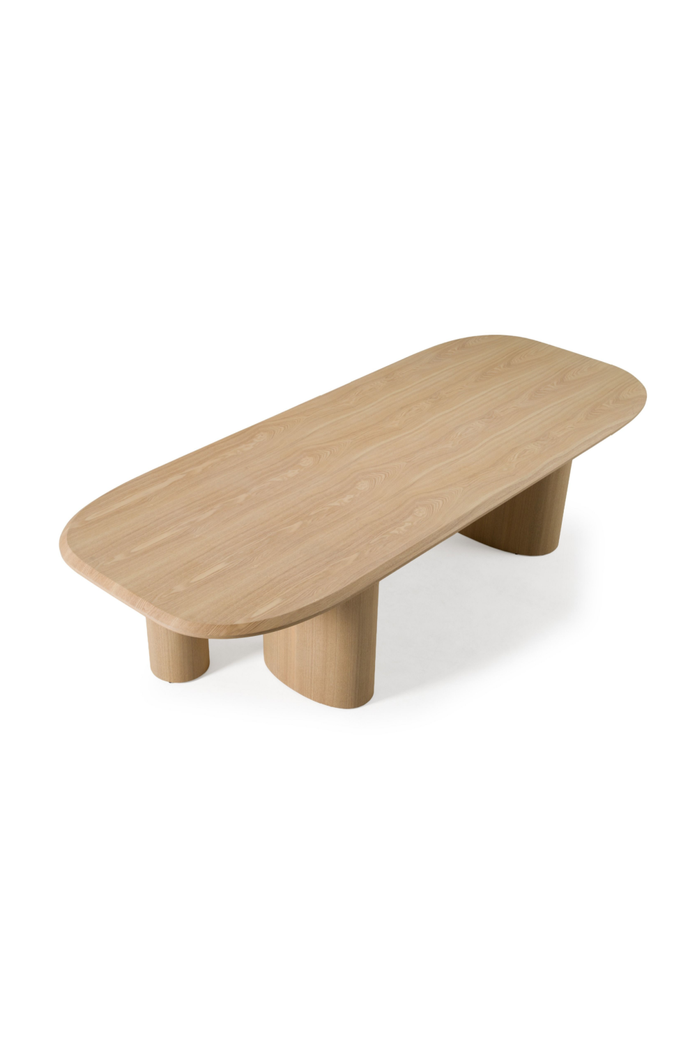   Ash Veneer Oval Dining Table | Oroa.com
