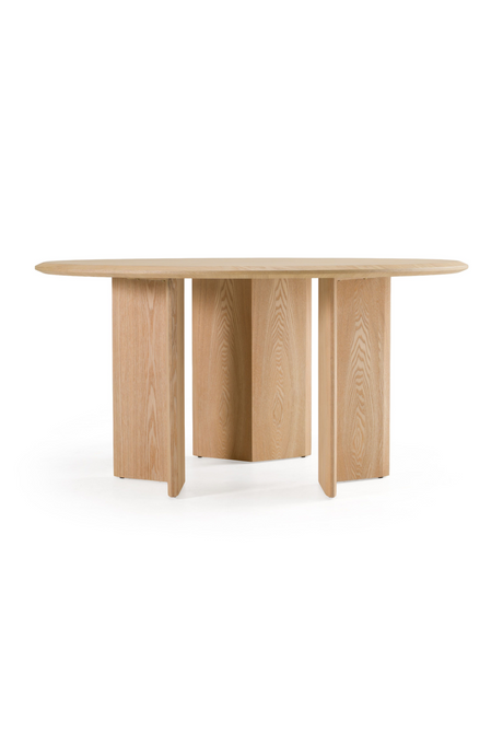   Natural Ash Round Dining Table | Oroa.com