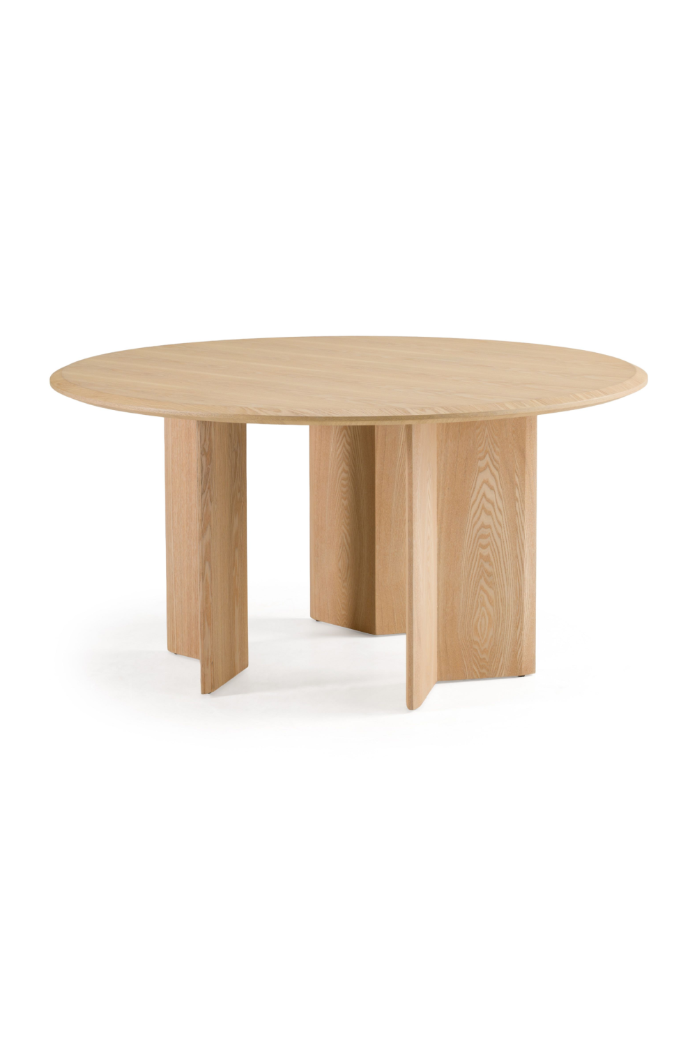   Natural Ash Round Dining Table | Oroa.com