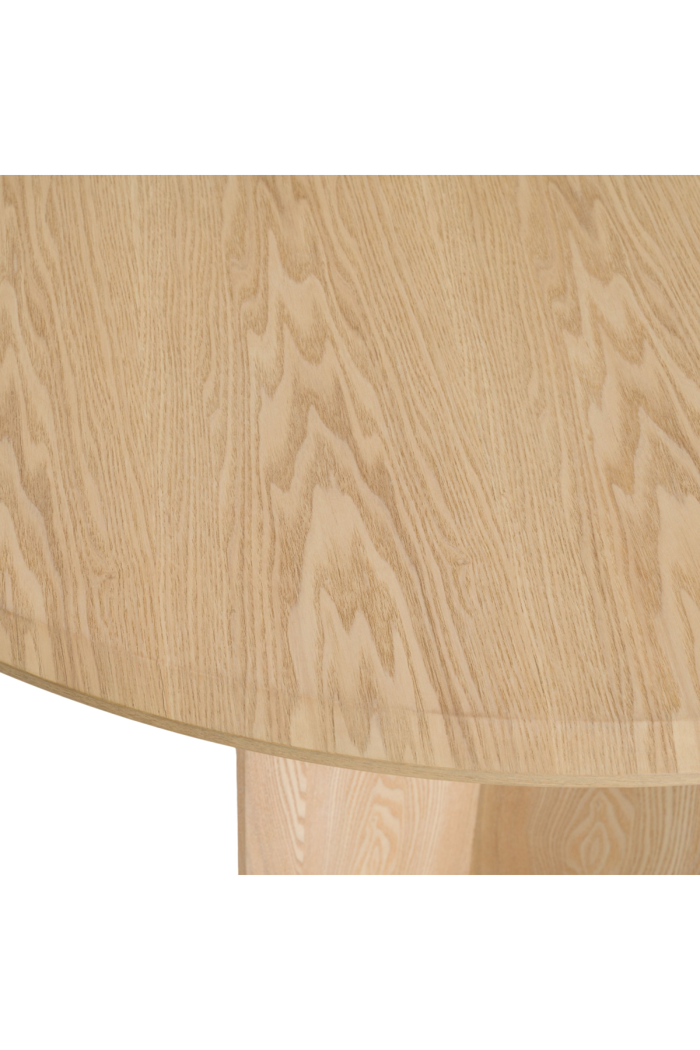   Natural Ash Round Dining Table | Oroa.com