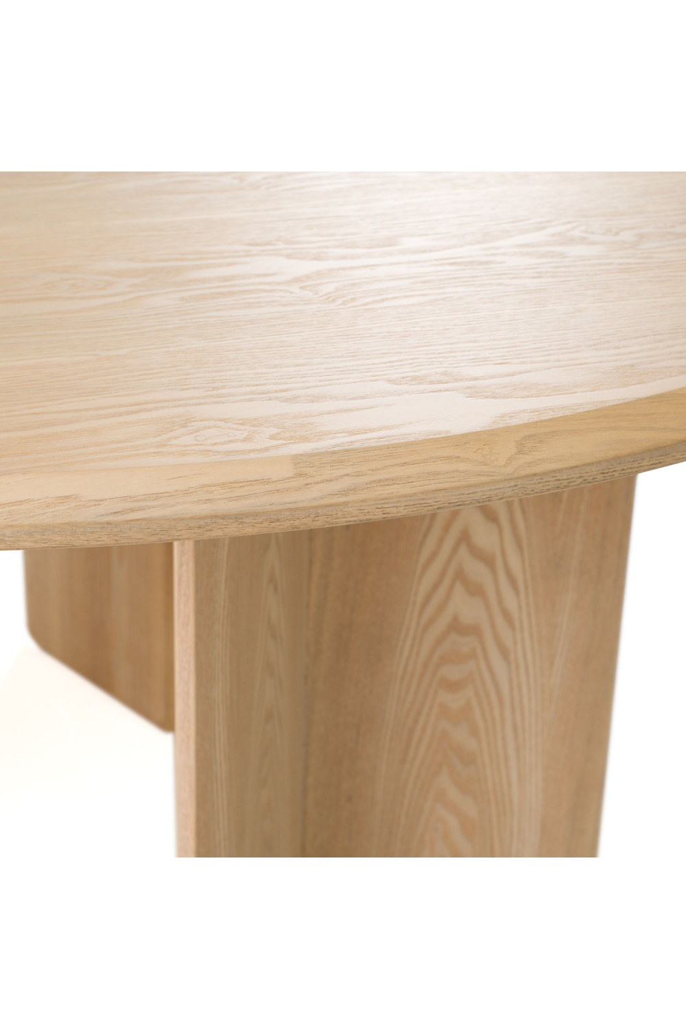   Natural Ash Round Dining Table | Oroa.com