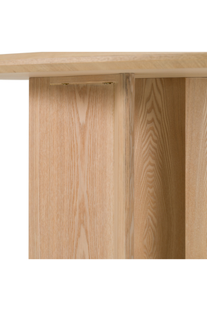   Natural Ash Round Dining Table | Oroa.com