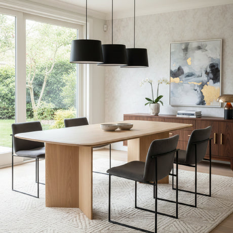   Natural Ash Rectangular Dining Table | Oroa.com