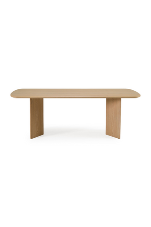   Natural Ash Rectangular Dining Table | Oroa.com