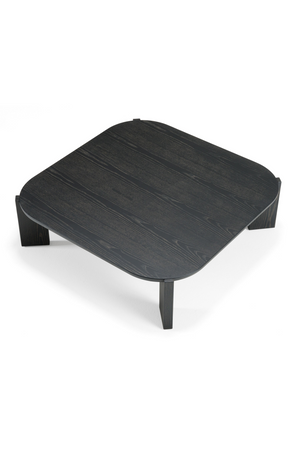   Brown Veneer Square Coffee Table | Oroa.com