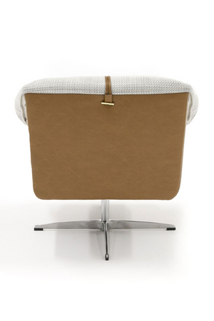   Light Gray Swivel Accent Chair | Oroa.com
