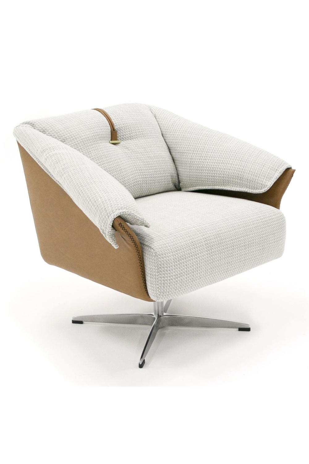   Light Gray Swivel Accent Chair | Oroa.com