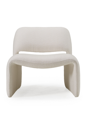   Gold Buttoned White Accent Chair | Oroa.com