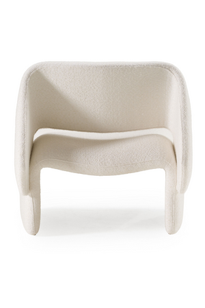   Gold Buttoned White Accent Chair | Oroa.com