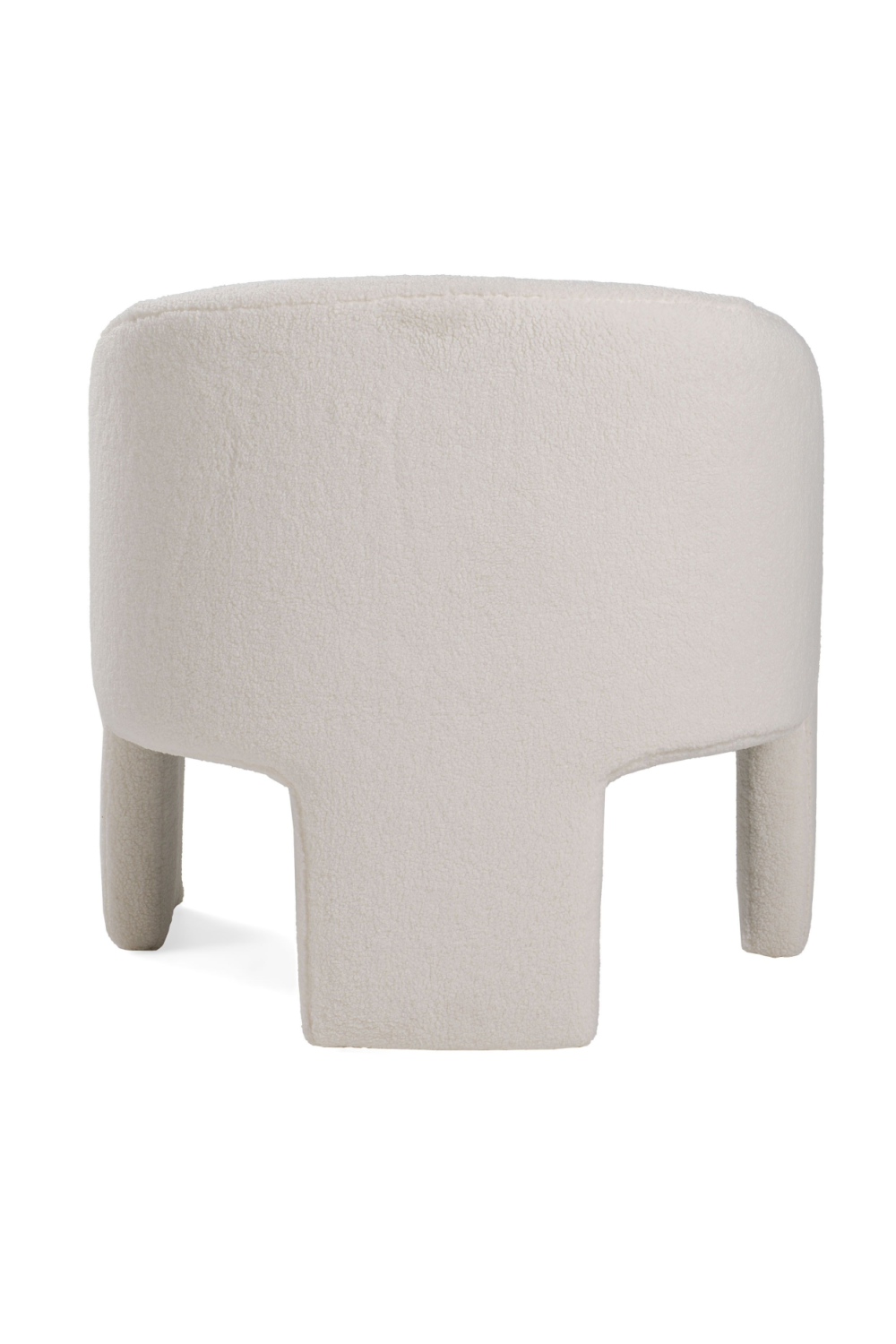   White Three-Legged Accent Chair | Oroa.com