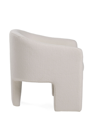   White Three-Legged Accent Chair | Oroa.com