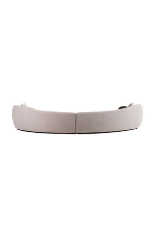   Gray Curved Sectional Sofa | Oroa.com