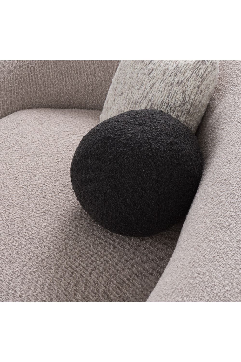   Gray Curved Sectional Sofa | Oroa.com