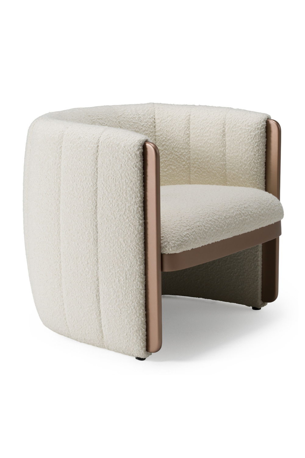   Cream Boucle Accent Chair | Oroa.com