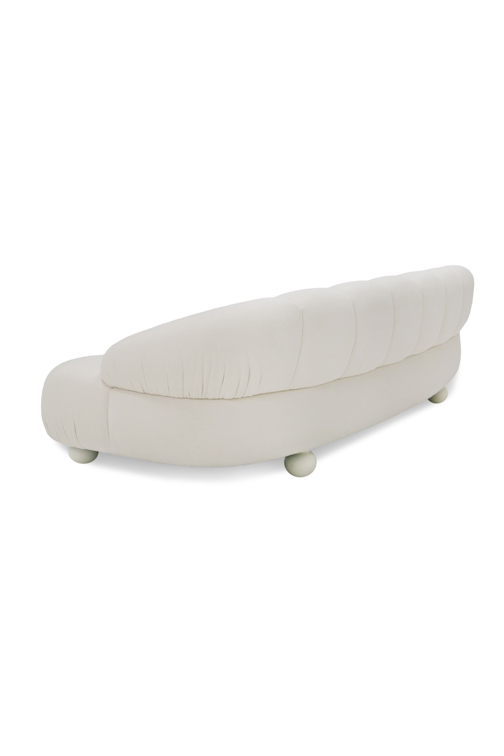   White Channeled 4-Seater Sofa | Oroa.com