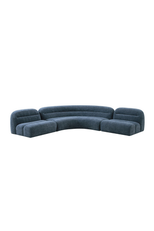   Blue Modular Corner Sofa | Oroa.com