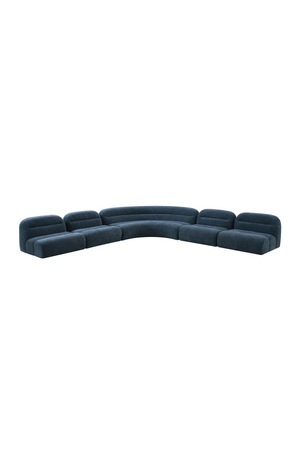   Blue Modular Corner Sofa | Oroa.com