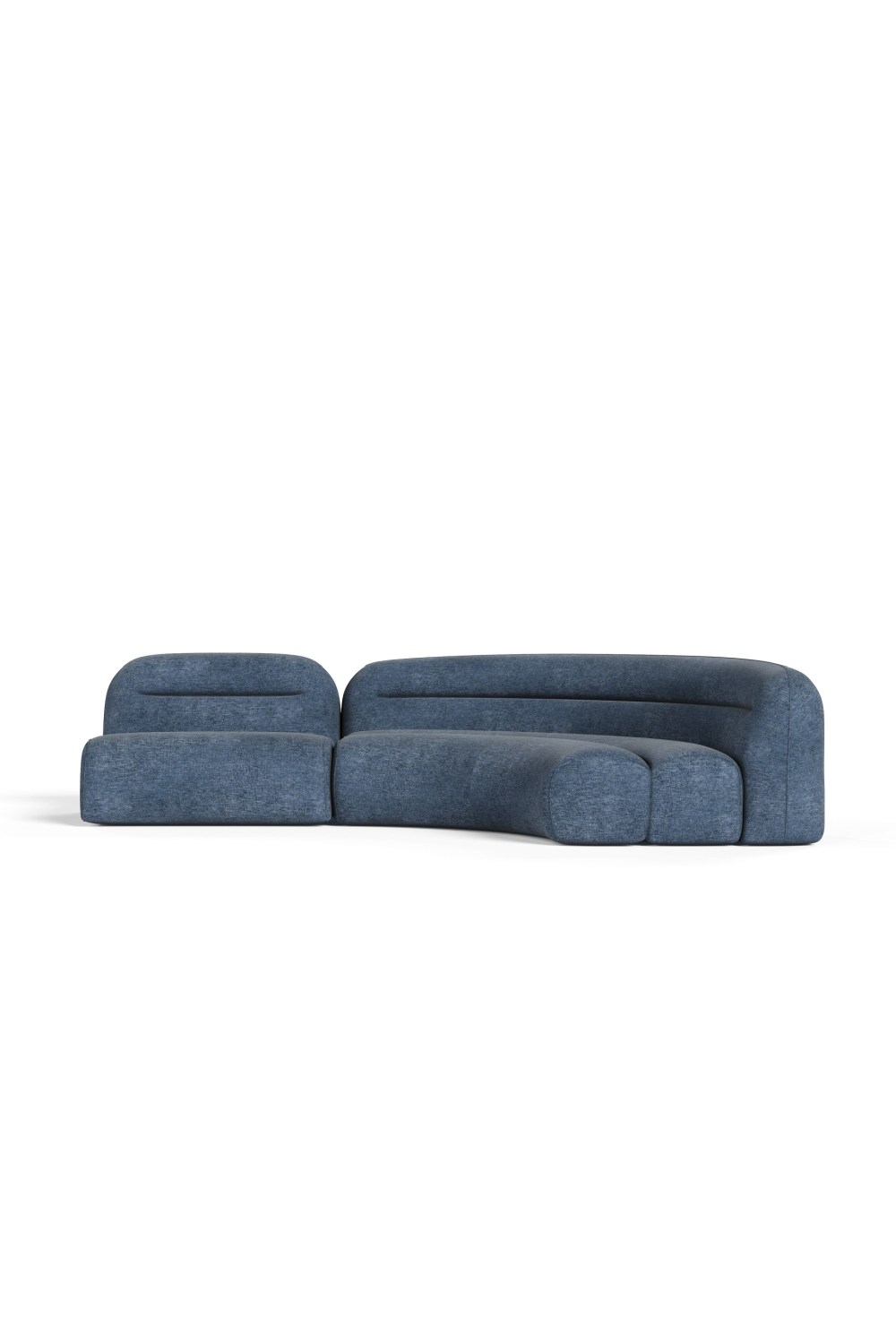   Blue Fabric Modular Sofa | Oroa.com