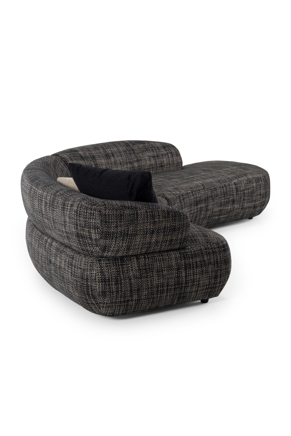   Curved Gray Sectional Sofa | Oroa.com