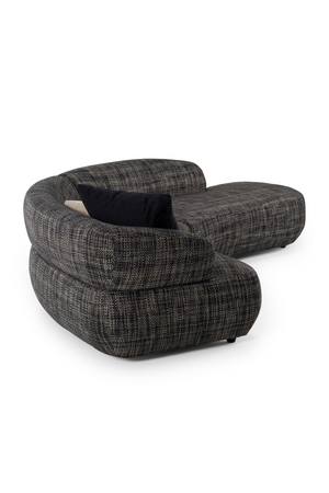   Curved Gray Sectional Sofa | Oroa.com